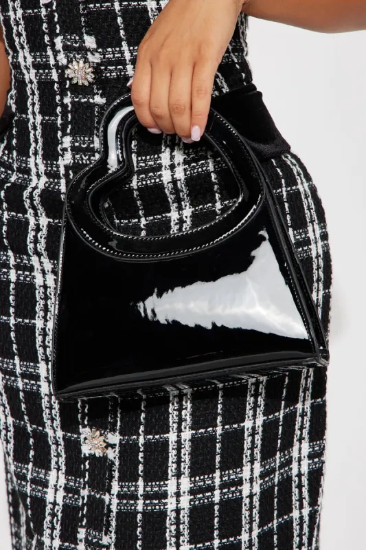 Hand Me My Heart Handbag - Black sold by Fashion Nova