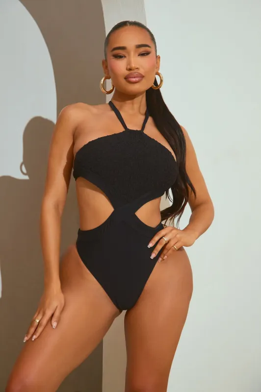Raquelle Cutout 1 Piece Swimsuit - Black sold by Fashion Nova