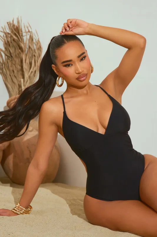 Shania 1 Piece Swimsuit - Black sold by Fashion Nova