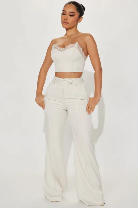 Candice Pant Set - Cream sold by Fashion Nova
