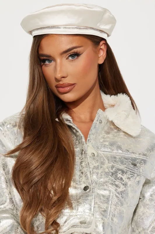 Make up In Paris Beret - Ivory sold by Fashion Nova