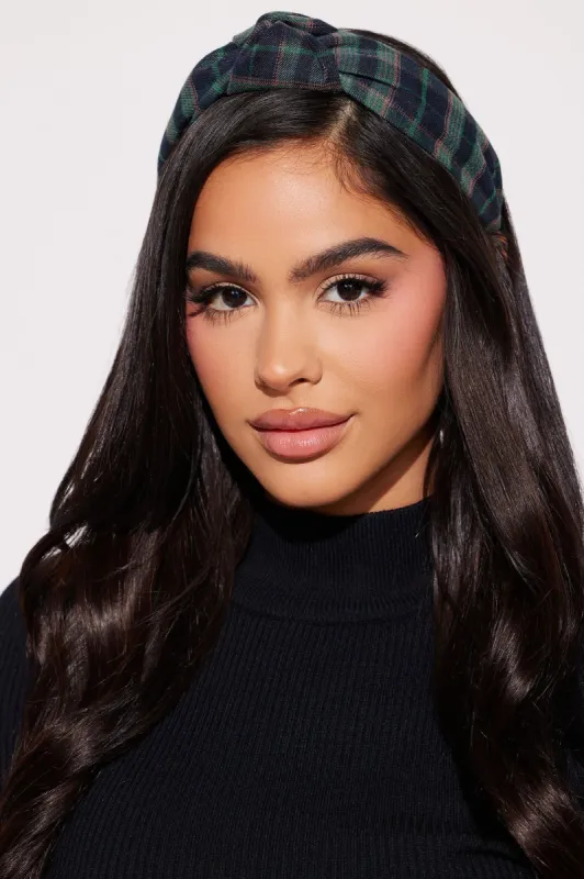 Blair Babe Headband - Black/Green sold by Fashion Nova