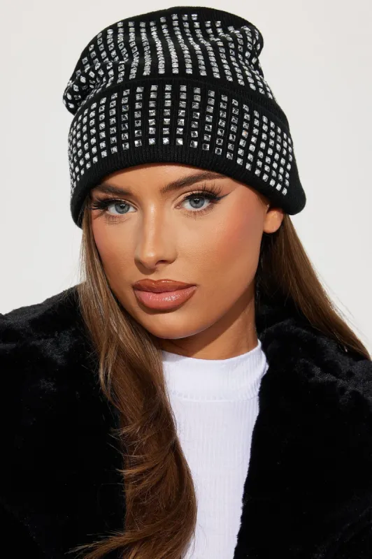 Always Standing Out Beanie - Black sold by Fashion Nova