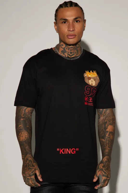 King 96 Short Sleeve Tee - Black sold by Fashion Nova