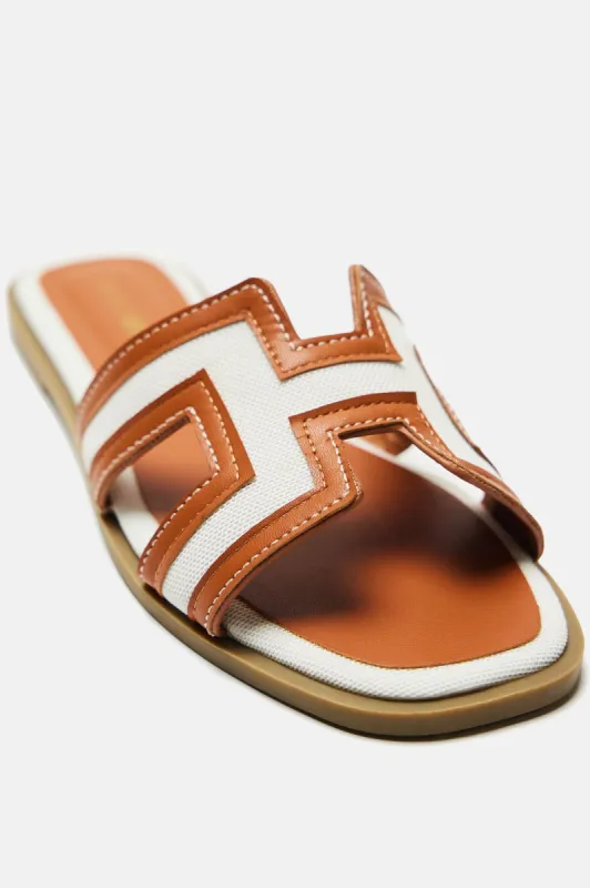 Endless Fun Flat Sandals - White sold by Fashion Nova
