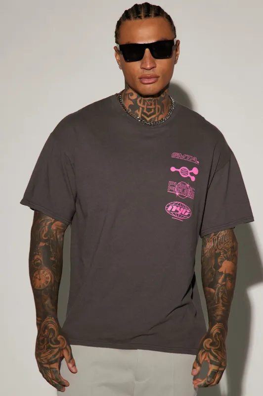 GMTA Short Sleeve Tee - Charcoal made by Fashion Nova