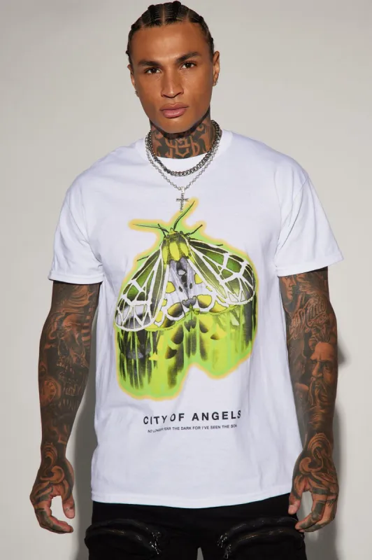 City Of Moths Short Sleeve Tee - White sold by Fashion Nova