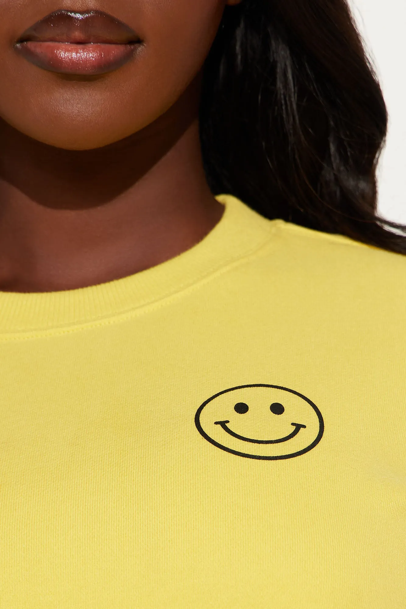 Always Happy Wide Leg Sweatsuit Set - Yellow sold by Fashion Nova product image thumbnail 3