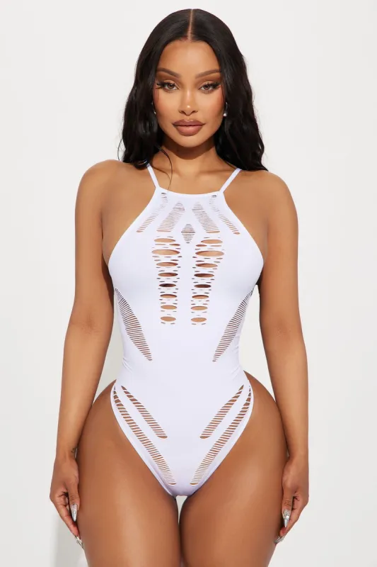 Malika Seamless Bodysuit - White sold by Fashion Nova