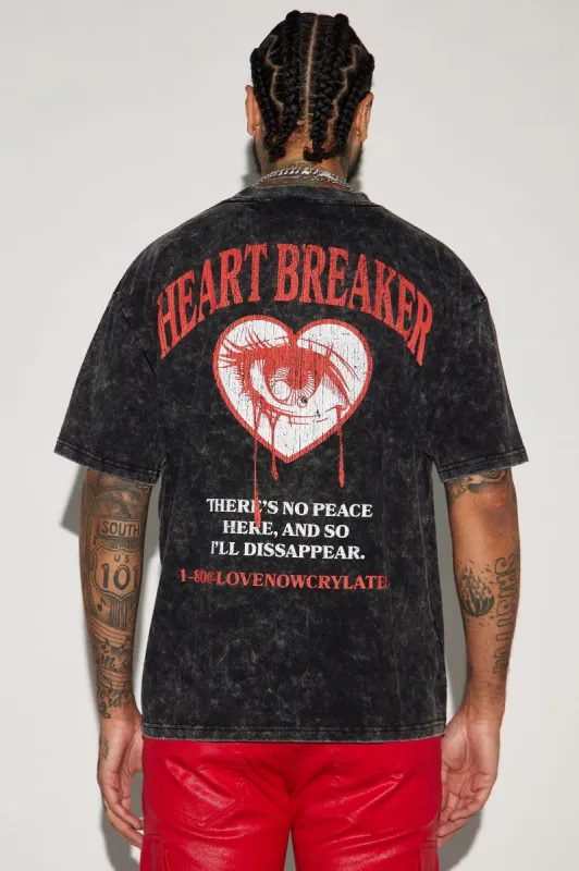 Love Now Cry Later Short Sleeve Tee - Black sold by Fashion Nova