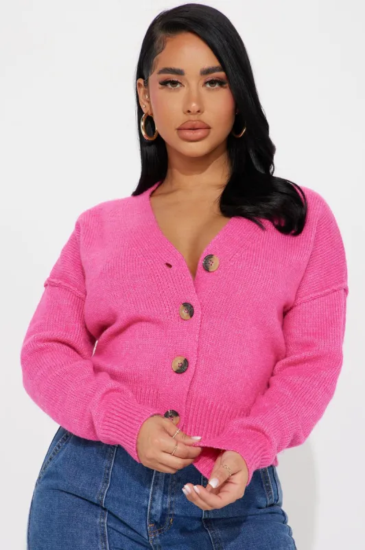 Ainsley Cardigan - Pink sold by Fashion Nova