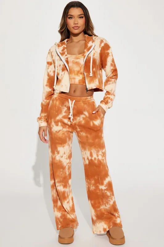 Want You Bad 3-Piece Pant Set - Mocha/combo sold by Fashion Nova