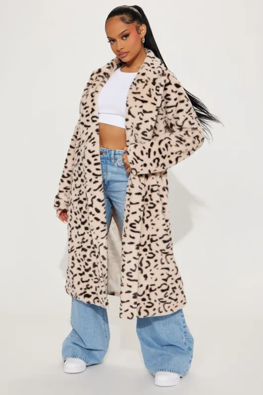 Life In Luxury Faux Fur Coat - Cream sold by Fashion Nova