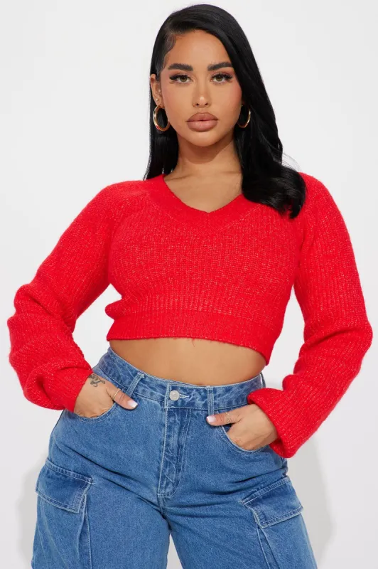 Brentley Sweater - Red sold by Fashion Nova