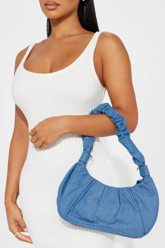 Hard To Handle Handbag - Denim sold by Fashion Nova