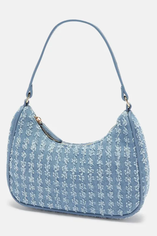Never Lose My Cool Handbag - Denim sold by Fashion Nova