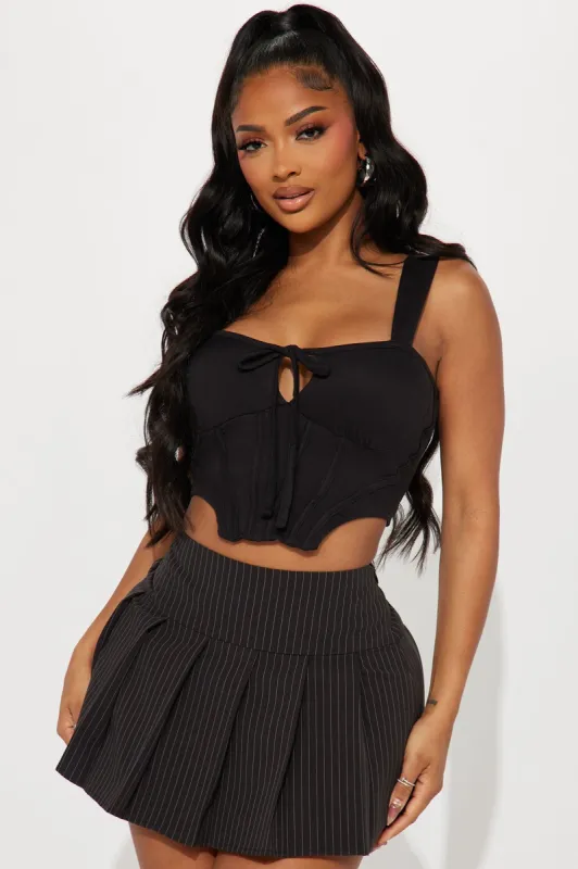 Jolene Corset Top - Black sold by Fashion Nova