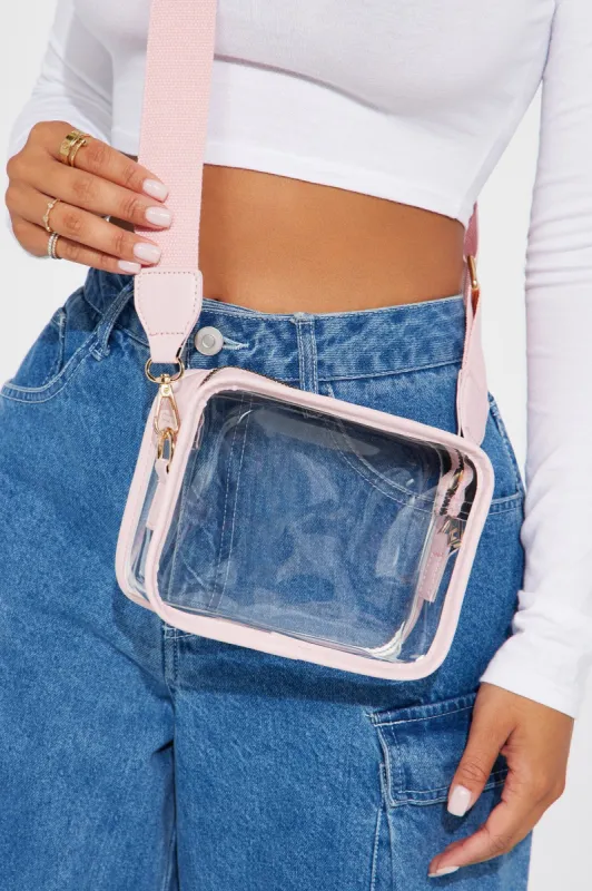 Clear Your Schedule Handbag - Pink sold by Fashion Nova