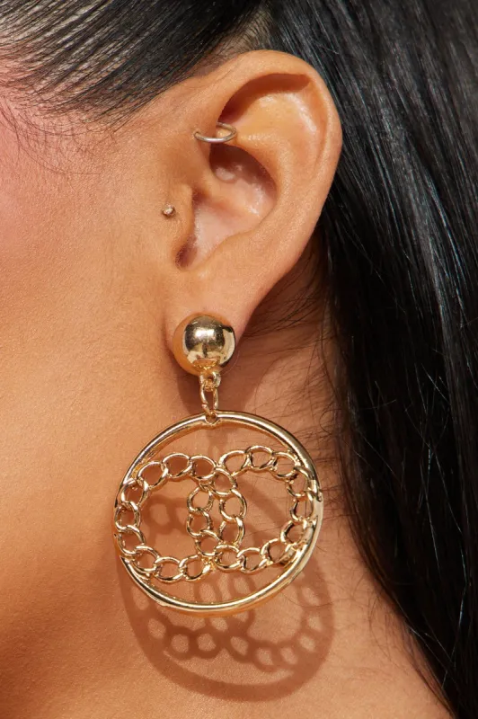 Classic Style Earrings - Gold sold by Fashion Nova