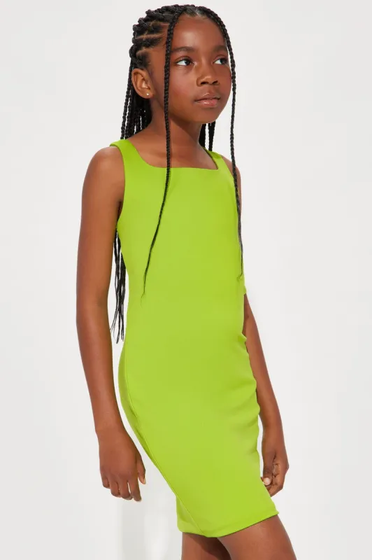 Mini Alexis Double Lined Mini Dress - Lime sold by Fashion Nova