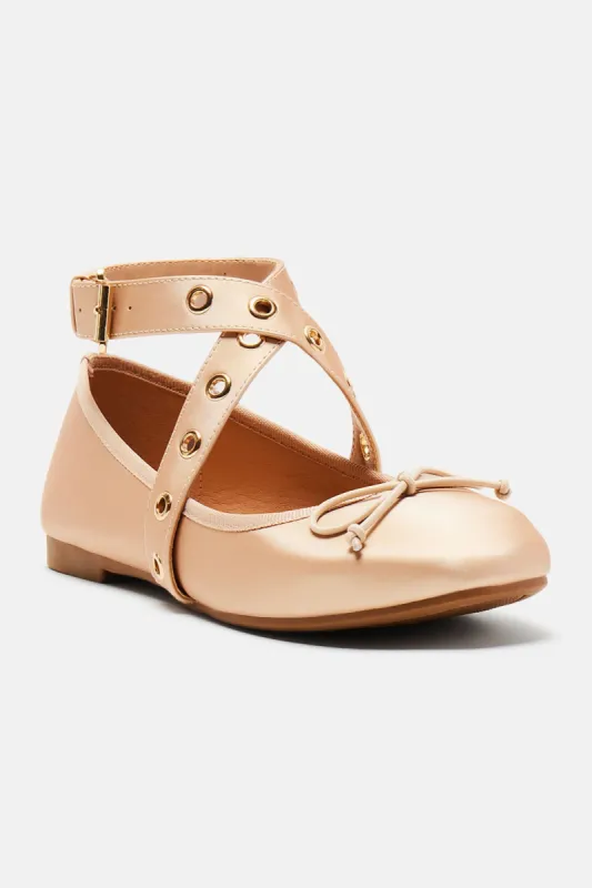 Telling On You Flats - Nude sold by Fashion Nova