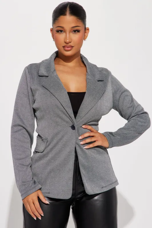 The Iris Blazer - Black sold by Fashion Nova