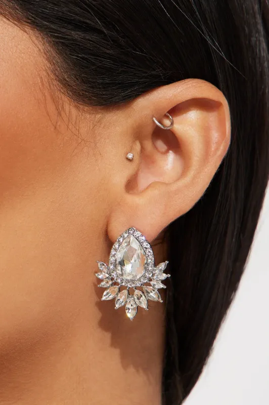 Drop Dead Gorgeous Earrings - Silver sold by Fashion Nova