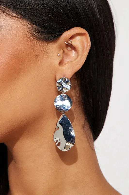 Rock Your Body Earrings - Silver made by Fashion Nova