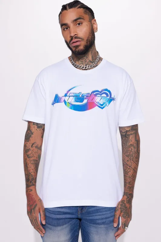 Not A Loverboy Short Sleeve Tee - White sold by Fashion Nova