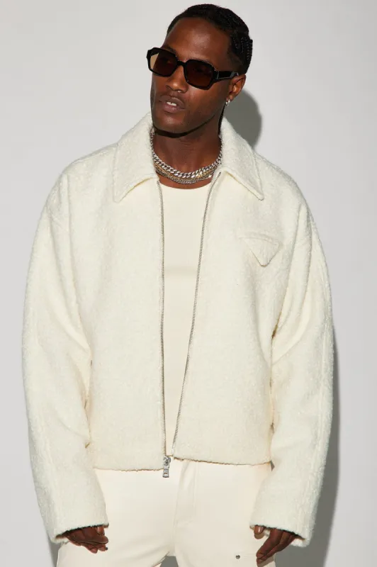 Madrona Drive Cropped Jacket - Cream sold by Fashion Nova