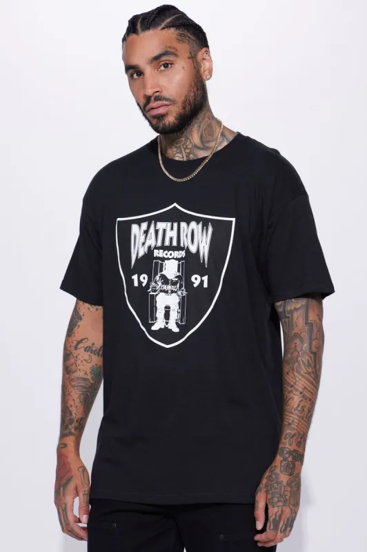 Death Row Records Nation Short Sleeve Tee - Black sold by Fashion Nova