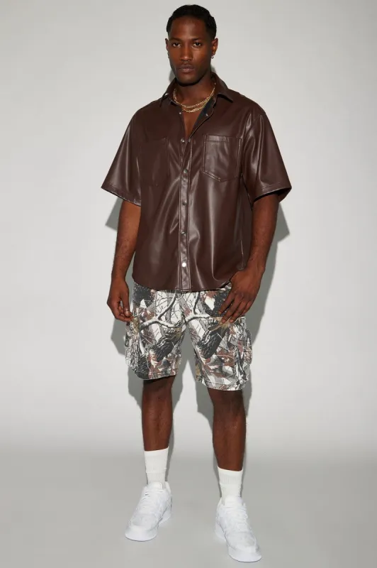 Cliffhanger Cargo Shorts - Camouflage sold by Fashion Nova