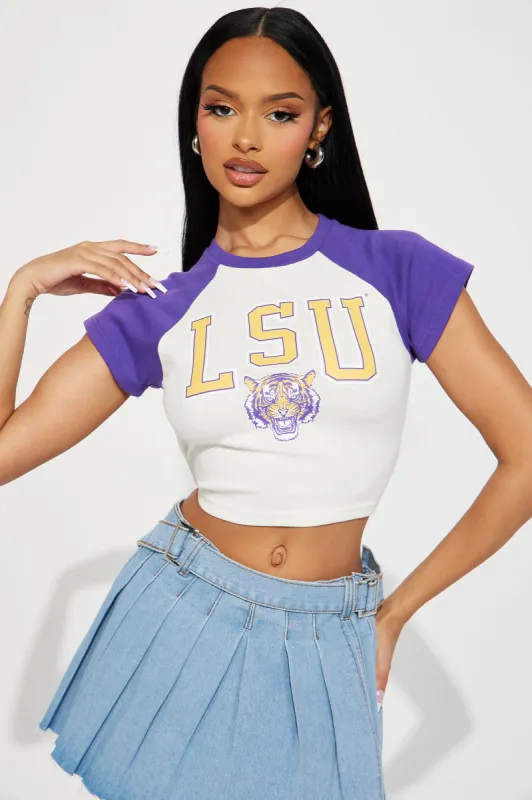 LSU Tigers Raglan Top - Purple sold by Fashion Nova