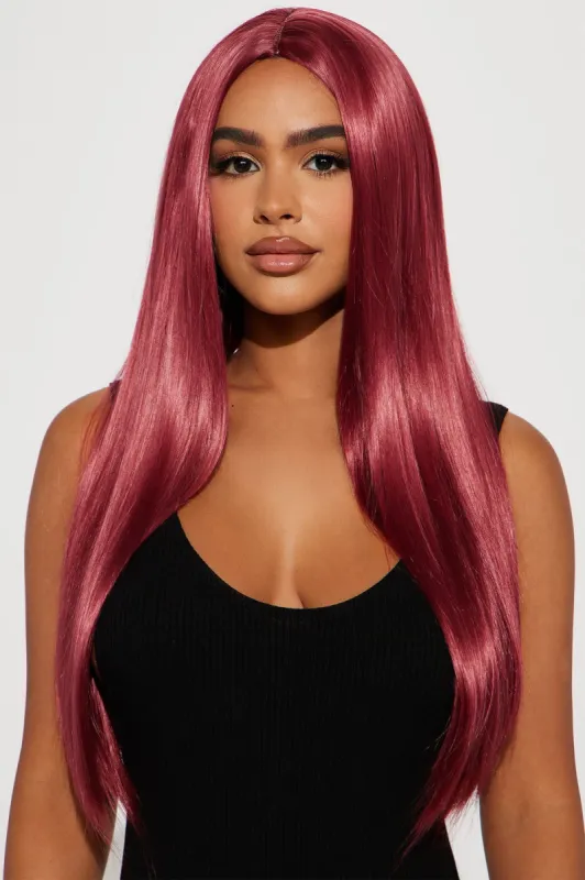Feeling Flirty Costume Wig - Burgundy sold by Fashion Nova