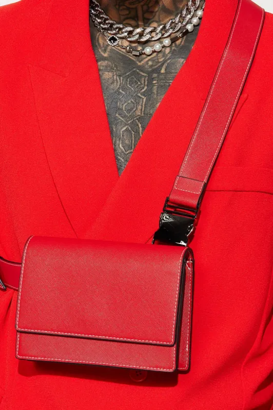 All In Crossbody Bag - Red sold by Fashion Nova