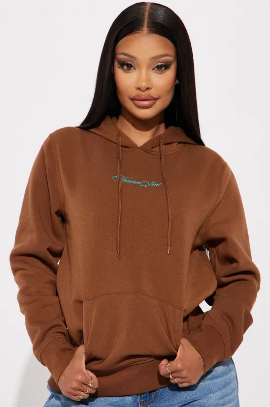 God's Favorite Angel Hoodie - Brown sold by Fashion Nova