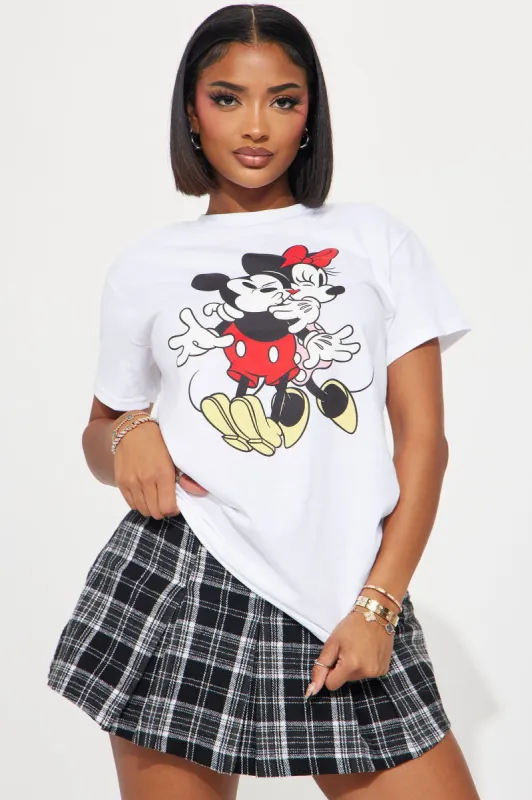 Sweetest Mickey And Minnie Graphic Tee - White sold by Fashion Nova