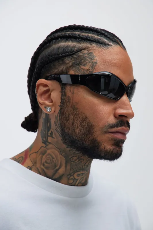 Quantum Sunglasses - Black sold by Fashion Nova