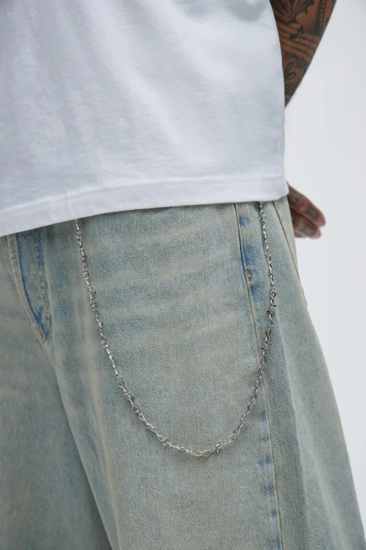 No Sympathy Pant Chain - Silver sold by Fashion Nova