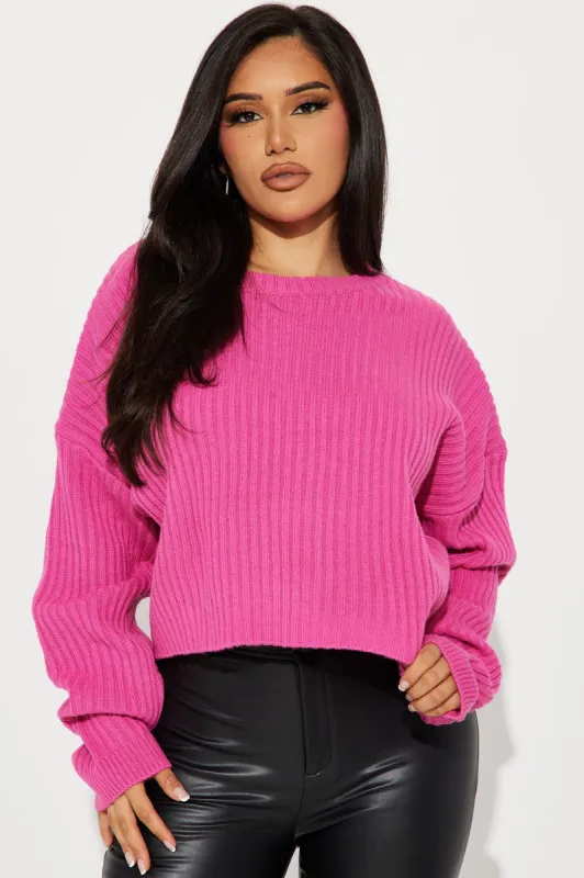 Paigey Sweater - Pink sold by Fashion Nova
