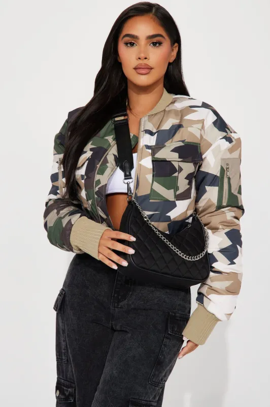 Bring The Vibes Crossbody Bag - Black sold by Fashion Nova