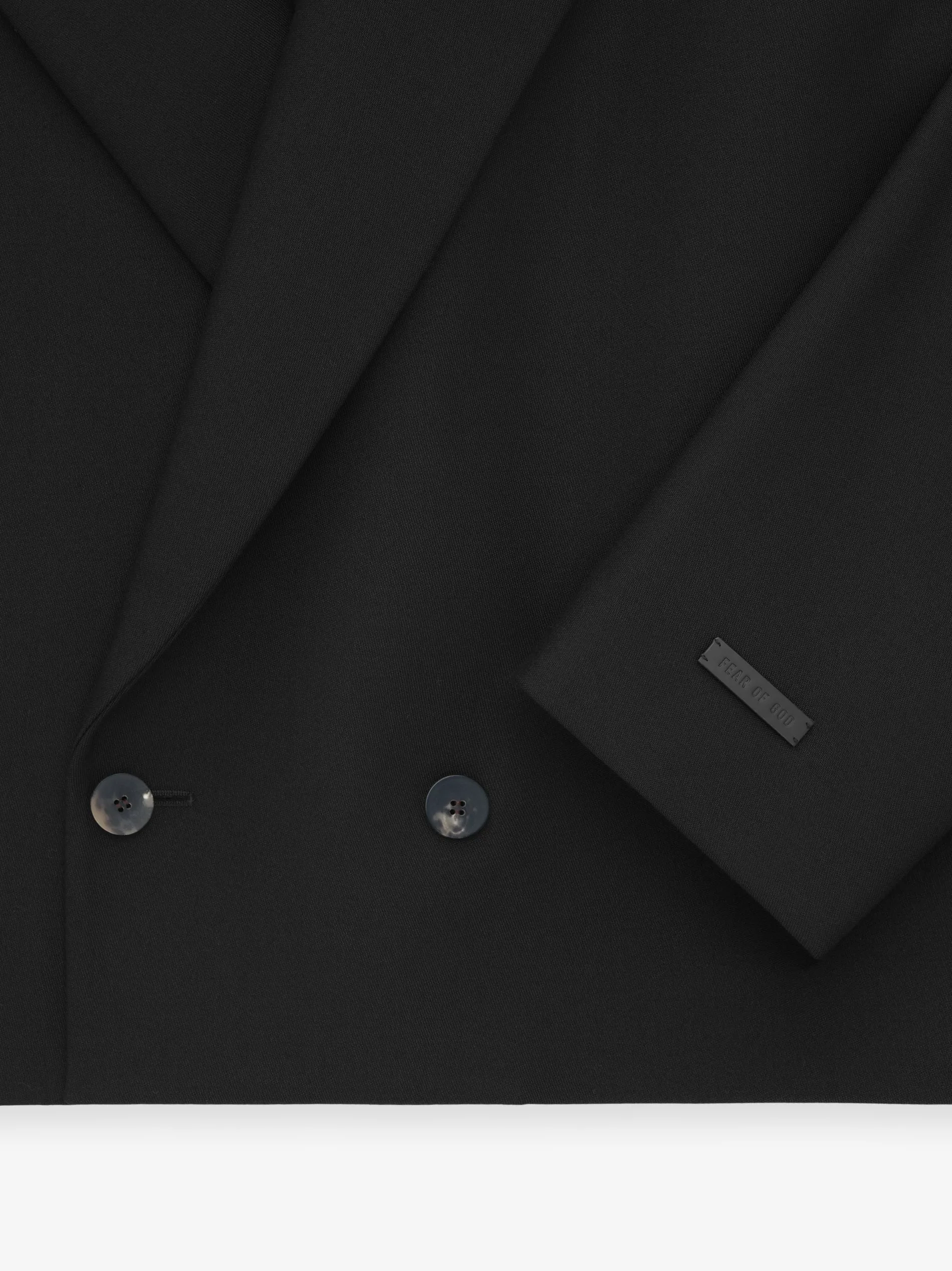 Wool Gabardine Cropped Blazer sold by Fear of God product image thumbnail 4