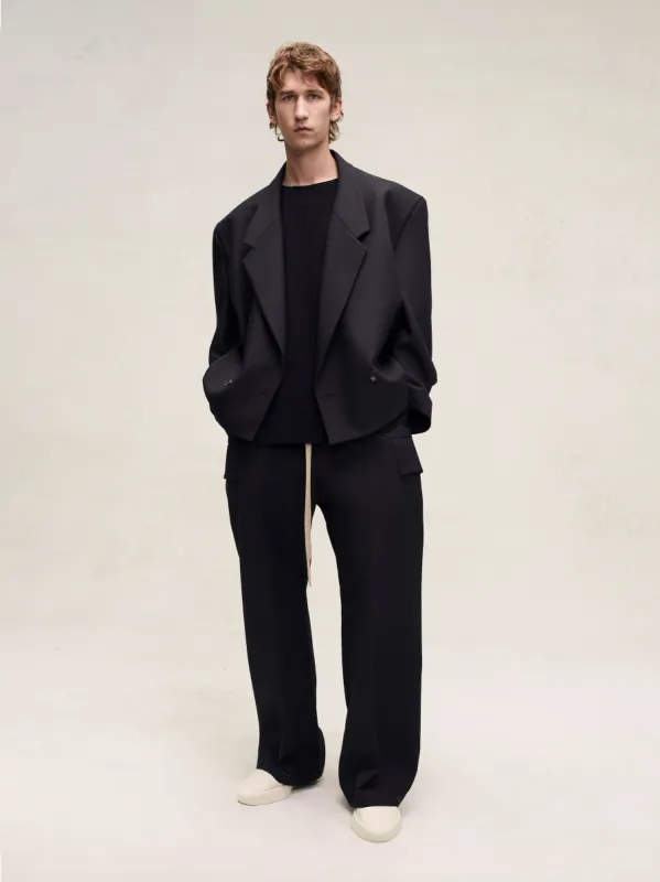 Wool Gabardine Cropped Blazer sold by Fear of God