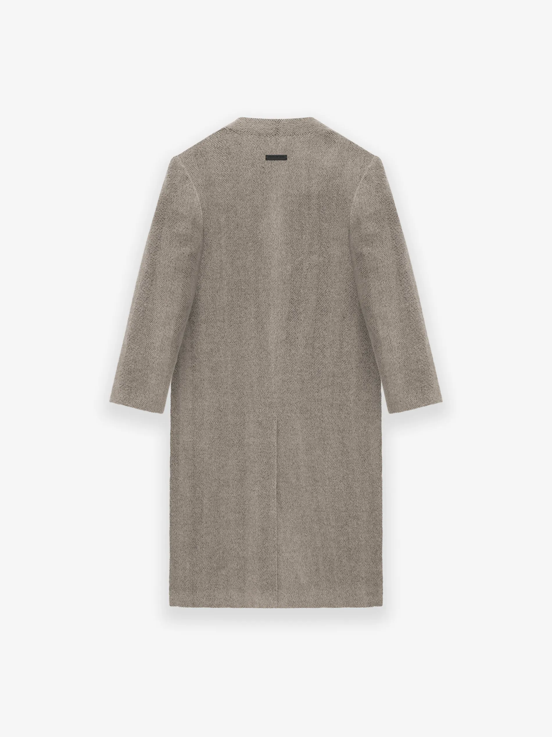 Chevron Brushed Wool Lapelless Overcoat sold by Fear of God product image thumbnail 2