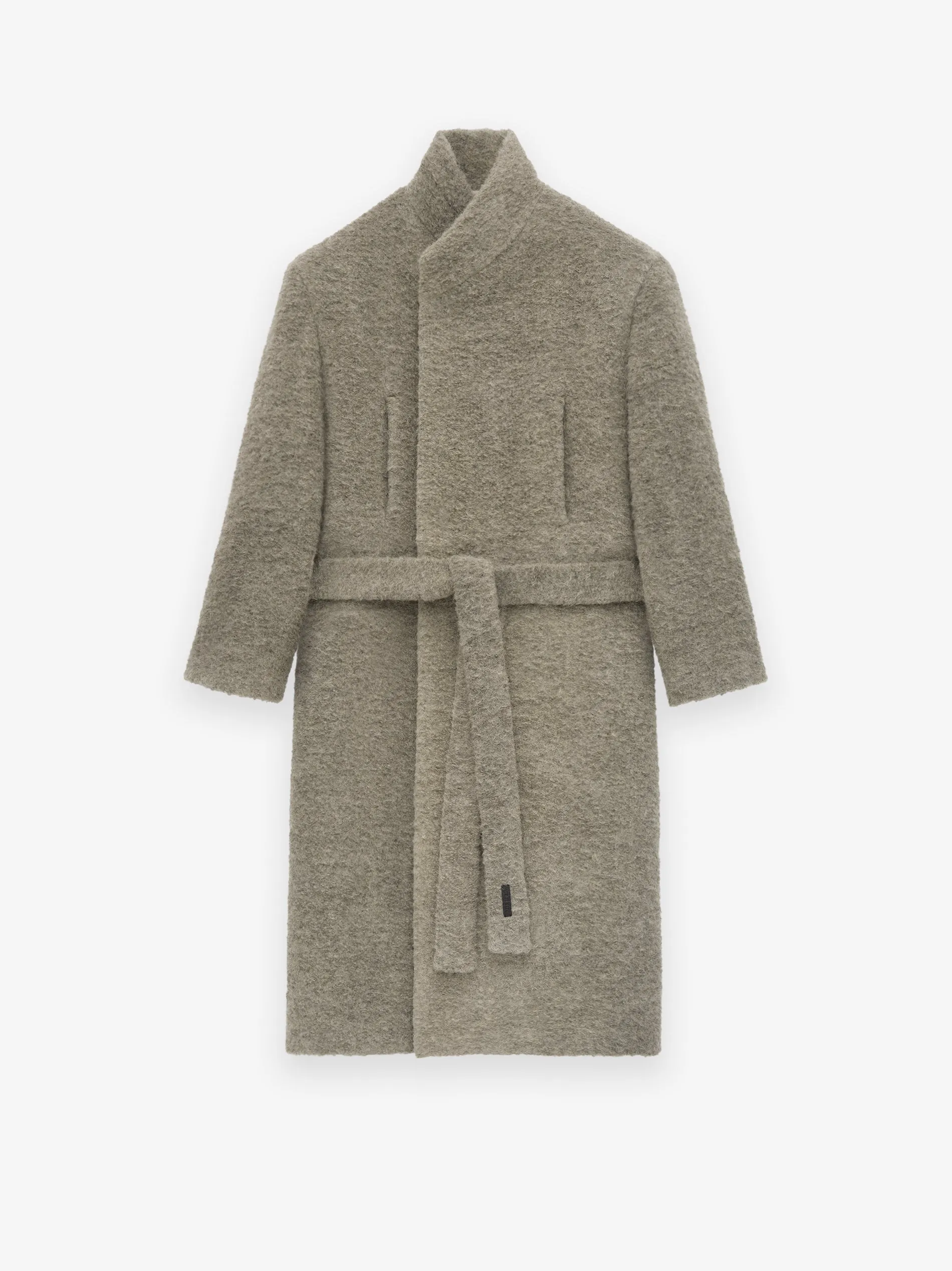 Wool Boucle Stand Collar Overcoat sold by Fear of God product image thumbnail 3