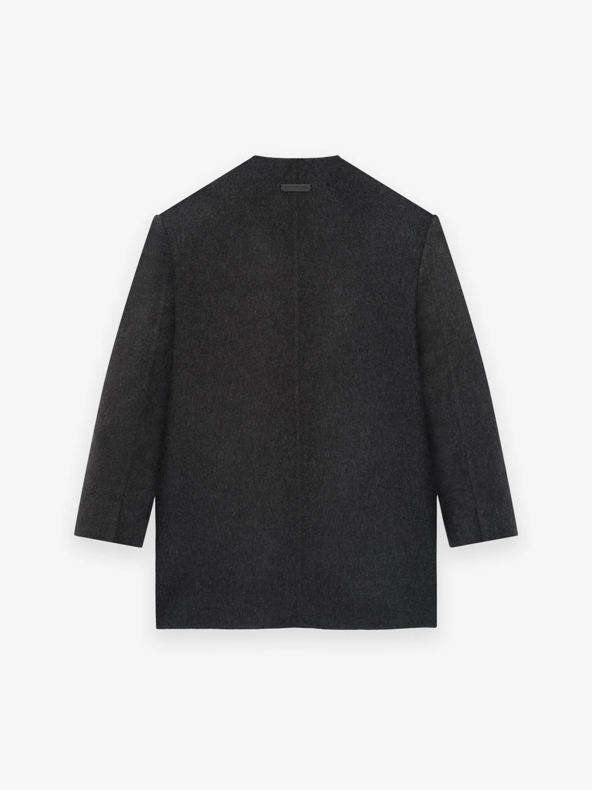 Brushed Wool Cashmere Lapelless Blazer sold by Fear of God product image thumbnail 2