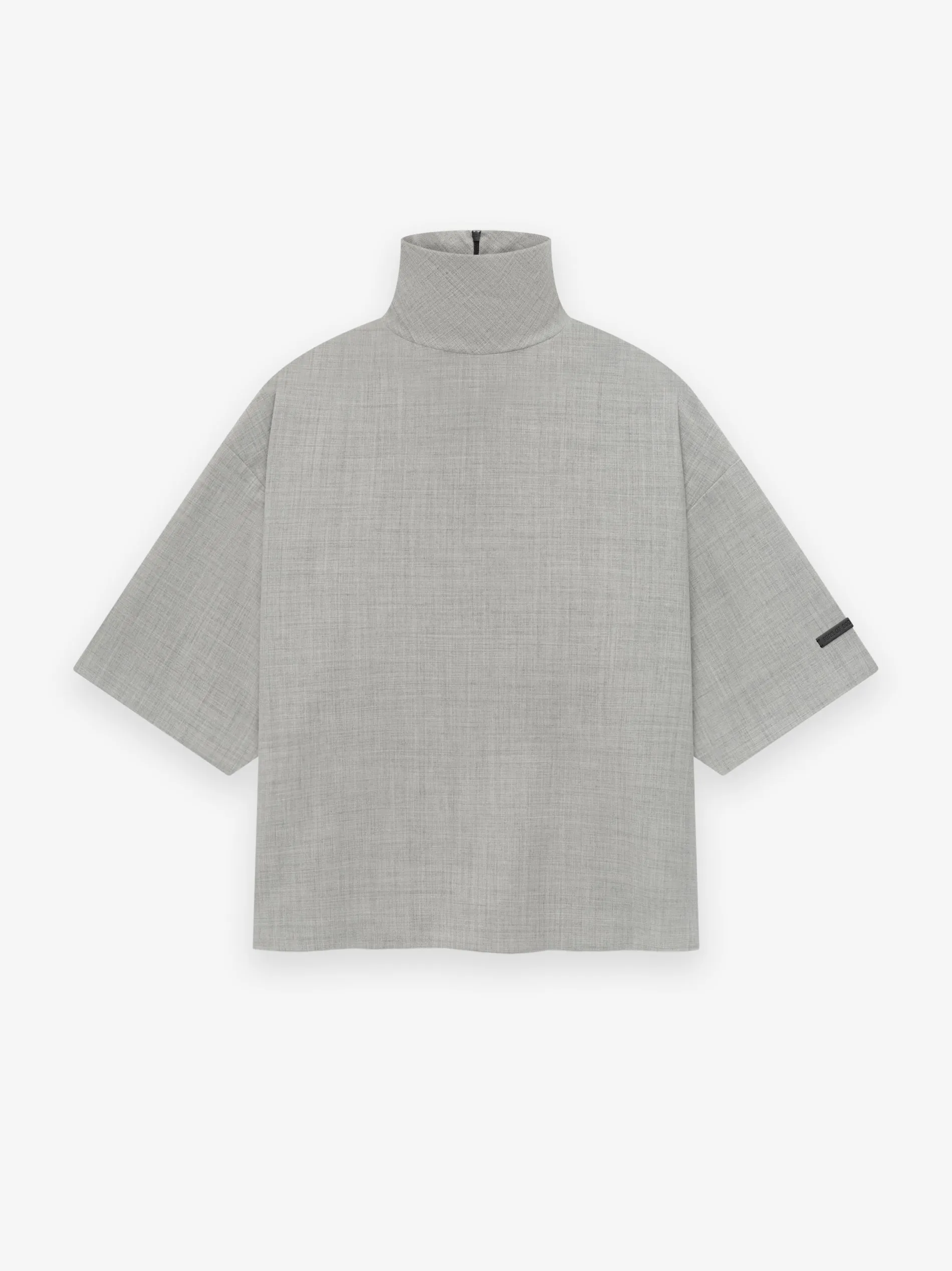 Wool Canvas High Neck Short Sleeve Shirt sold by Fear of God