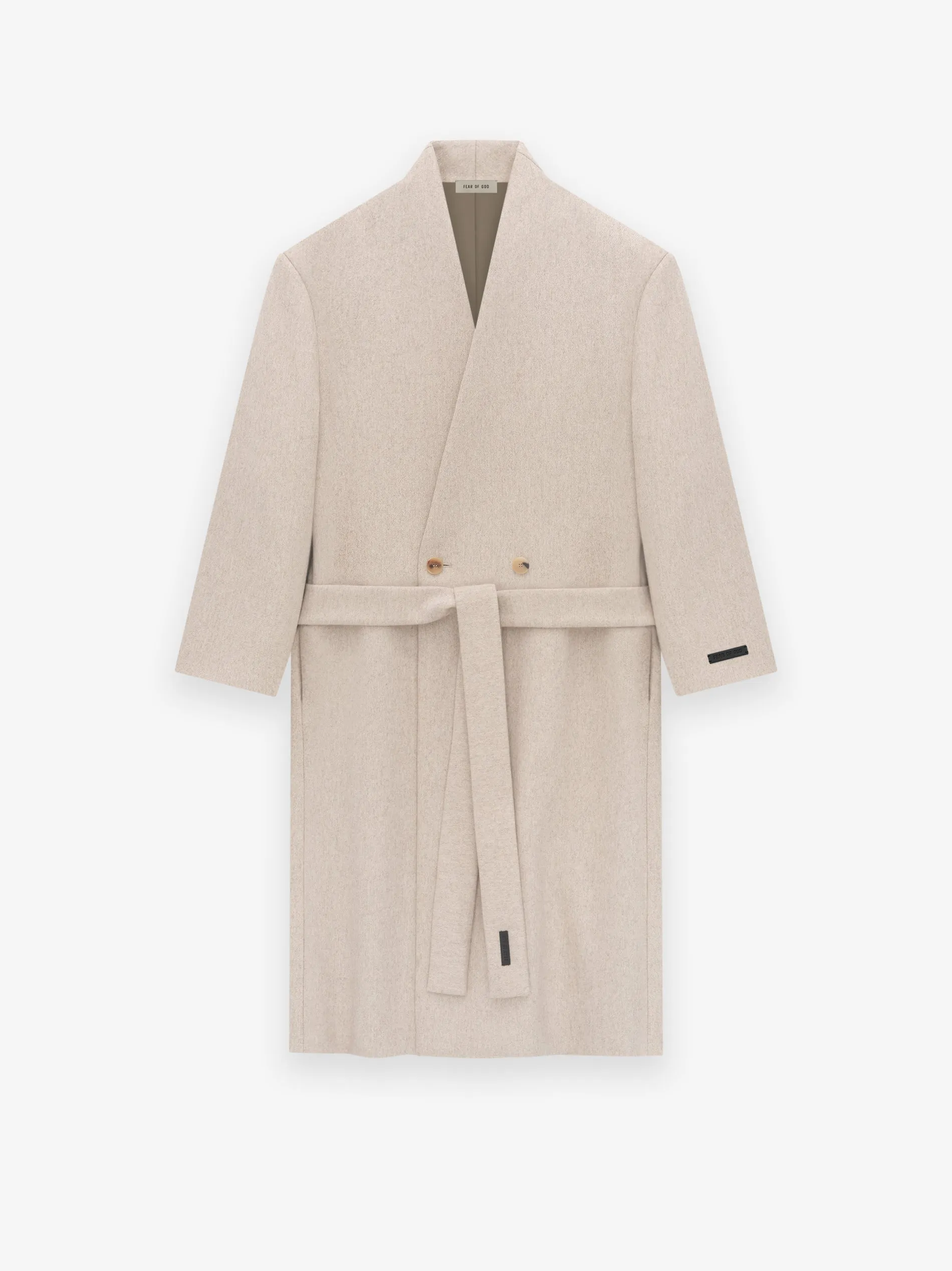 Military Wool Lapelless Coat sold by Fear of God product image thumbnail 3