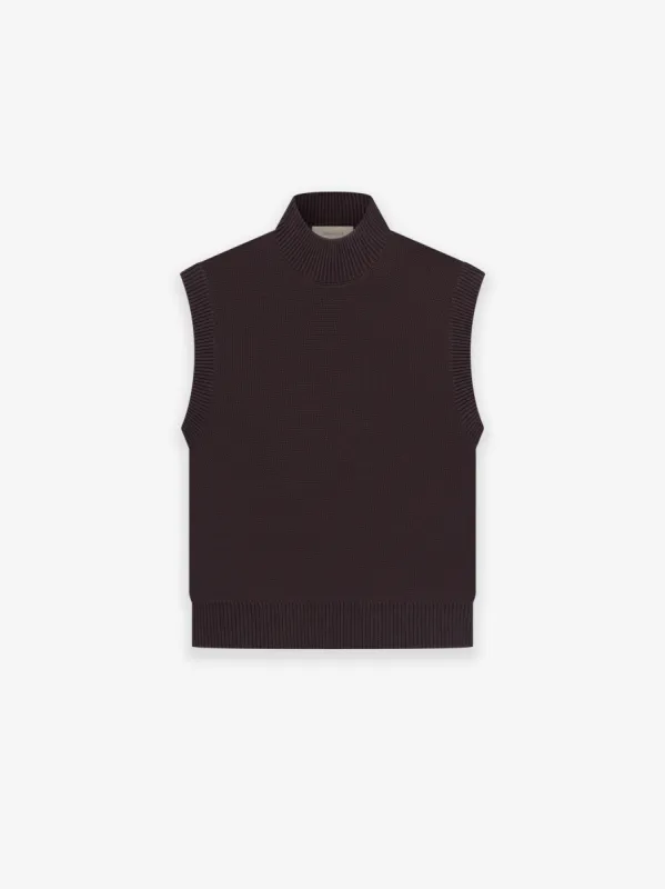 Womens Pullover Mockneck Vest made by Fear of God