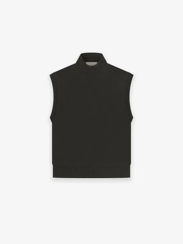 Womens Pullover Mockneck Vest made by Fear of God
